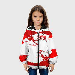 Куртка с капюшоном детская Декстер Новая Кровь сериал, цвет: 3D-черный — фото 2