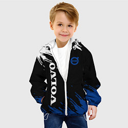 Куртка с капюшоном детская Volvo - Texture, цвет: 3D-белый — фото 2