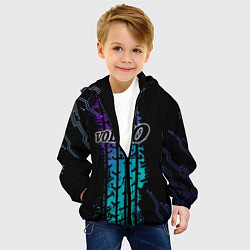 Куртка с капюшоном детская VOLVO ато супер, цвет: 3D-черный — фото 2