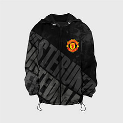 Куртка с капюшоном детская Manchester United , Манчестер Юнайтед, цвет: 3D-черный