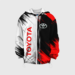 Куртка с капюшоном детская Toyota Sport Auto, цвет: 3D-белый
