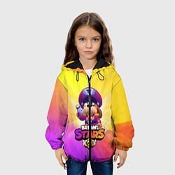 Куртка с капюшоном детская General Gavs Brawl Stars Game, цвет: 3D-черный — фото 2