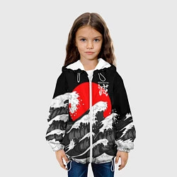 Куртка с капюшоном детская Kisatsutai - Корпус бойни демонов, цвет: 3D-белый — фото 2