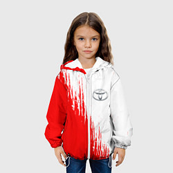 Куртка с капюшоном детская TOYOTA Яркий, цвет: 3D-белый — фото 2