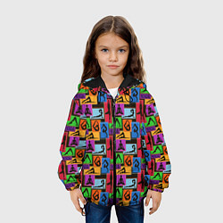 Куртка с капюшоном детская Пластика Тела, цвет: 3D-черный — фото 2