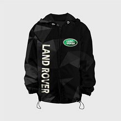 Куртка с капюшоном детская Land Rover геометрия, цвет: 3D-черный