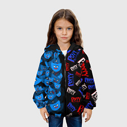 Куртка с капюшоном детская Poppy Half Patter, цвет: 3D-черный — фото 2