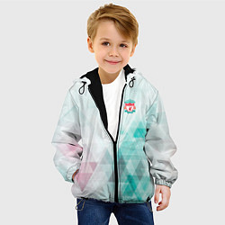 Куртка с капюшоном детская Liverpool лфк, цвет: 3D-черный — фото 2