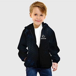 Куртка с капюшоном детская Lexus лексус, цвет: 3D-черный — фото 2