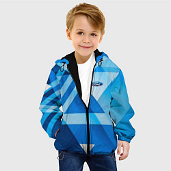 Куртка с капюшоном детская Ford abstraction, цвет: 3D-черный — фото 2