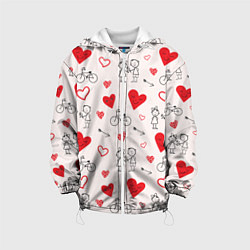 Детская куртка Романтические сердечки