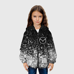 Куртка с капюшоном детская МАЗДА - Краска, цвет: 3D-черный — фото 2