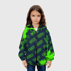 Куртка с капюшоном детская СТАЛКЕР 2 Брызги Паттерн, цвет: 3D-черный — фото 2