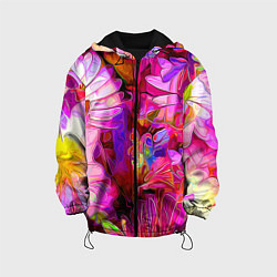 Детская куртка Красочный цветочный паттерн Floral pattern