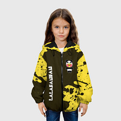 Куртка с капюшоном детская УТЯ ЛАЛАФАНФАН - ПАНДА Краска, цвет: 3D-черный — фото 2