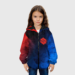 Куртка с капюшоном детская SUZUKI - Пламя, цвет: 3D-черный — фото 2