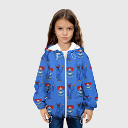 Куртка с капюшоном детская Хагги Вагги doll догнали тебя, цвет: 3D-белый — фото 2