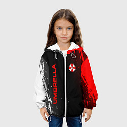 Куртка с капюшоном детская Resident evil амбрелла, цвет: 3D-белый — фото 2
