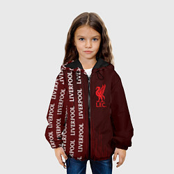 Куртка с капюшоном детская ЛИВЕРПУЛЬ Краска, цвет: 3D-черный — фото 2