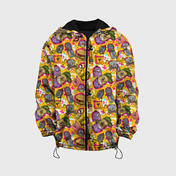 Куртка с капюшоном детская Urban hooligan, цвет: 3D-черный