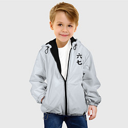 Куртка с капюшоном детская Киллер Севен, цвет: 3D-черный — фото 2