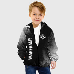 Куртка с капюшоном детская Warframe Glitch на темном фоне - FS, цвет: 3D-черный — фото 2