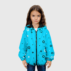 Куртка с капюшоном детская X O Плюсы и ноли, цвет: 3D-черный — фото 2