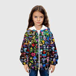 Куртка с капюшоном детская Персонажи из разных игр, цвет: 3D-белый — фото 2