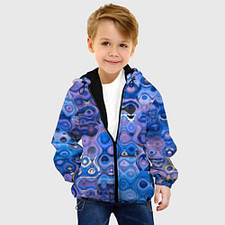 Куртка с капюшоном детская Blurring colors, цвет: 3D-черный — фото 2