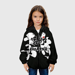 Куртка с капюшоном детская Jiu-jitsu Джиу-джитсу, цвет: 3D-черный — фото 2