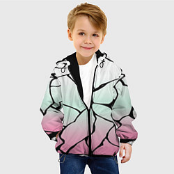 Куртка с капюшоном детская Шинобу Кочо Кимоно, цвет: 3D-черный — фото 2