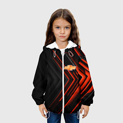Куртка с капюшоном детская Chevrolet art, цвет: 3D-белый — фото 2