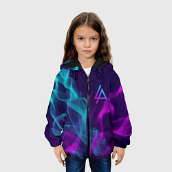 Куртка с капюшоном детская LINKIN PARK, цвет: 3D-черный — фото 2