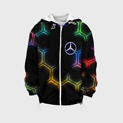 Детская куртка Mercedes - neon pattern