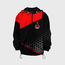 Куртка с капюшоном детская Mitsubishi - Sportwear, цвет: 3D-черный