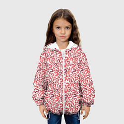 Куртка с капюшоном детская Вопросительные знаки разноцветные, цвет: 3D-белый — фото 2