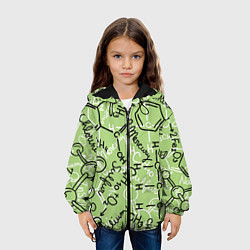 Куртка с капюшоном детская Химия в хаосе, цвет: 3D-черный — фото 2