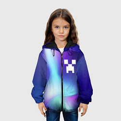 Куртка с капюшоном детская Minecraft northern cold, цвет: 3D-черный — фото 2