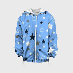 Детская куртка Звёзды на голубом фоне
