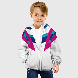 Куртка с капюшоном детская FIRM белый спортик, цвет: 3D-белый — фото 2