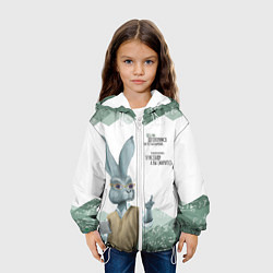 Куртка с капюшоном детская Препод в институте, цвет: 3D-белый — фото 2