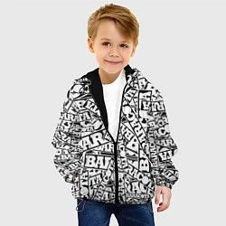 Куртка с капюшоном детская Baracota Stickers, цвет: 3D-черный — фото 2