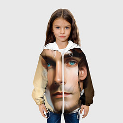 Куртка с капюшоном детская Дориан Грэй, цвет: 3D-белый — фото 2