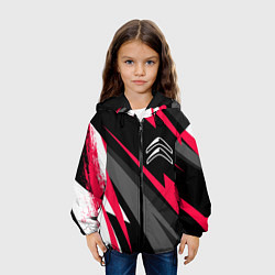 Куртка с капюшоном детская Citroen fast lines, цвет: 3D-черный — фото 2