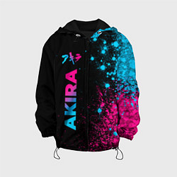 Куртка с капюшоном детская Akira - neon gradient: по-вертикали, цвет: 3D-черный