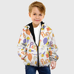 Куртка с капюшоном детская Party style, цвет: 3D-черный — фото 2