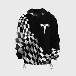 Детская куртка Tesla racing flag