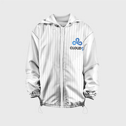 Куртка с капюшоном детская Cloud9 white, цвет: 3D-белый