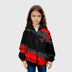 Куртка с капюшоном детская Heroic black, цвет: 3D-черный — фото 2