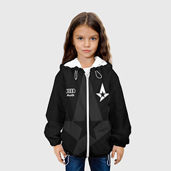 Куртка с капюшоном детская Форма Astralis black, цвет: 3D-белый — фото 2